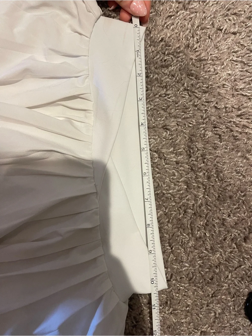 Aritzia TNA White tennis skirt with built in shorts